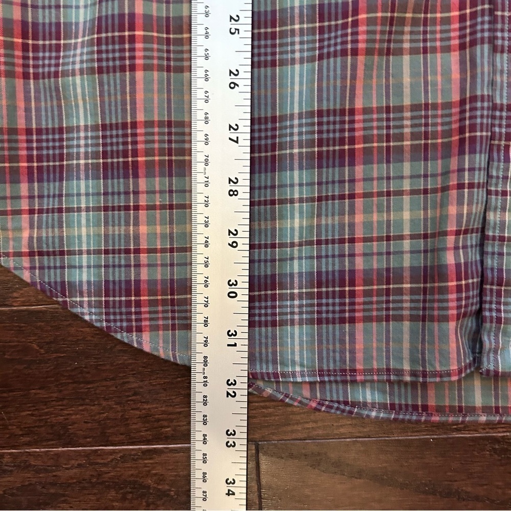 Ralph Lauren Classic Fit Long Sleeve Button Down Plaid Shirt - Picture 9 of 9